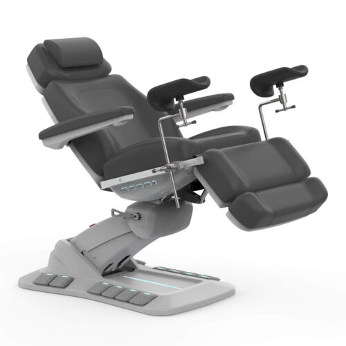 Silverfox 2246EBN-S Medical Examination Room Table with Stirrups