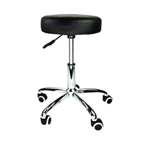 Silverfox Flat Stool w/Chrome Base. 1023A